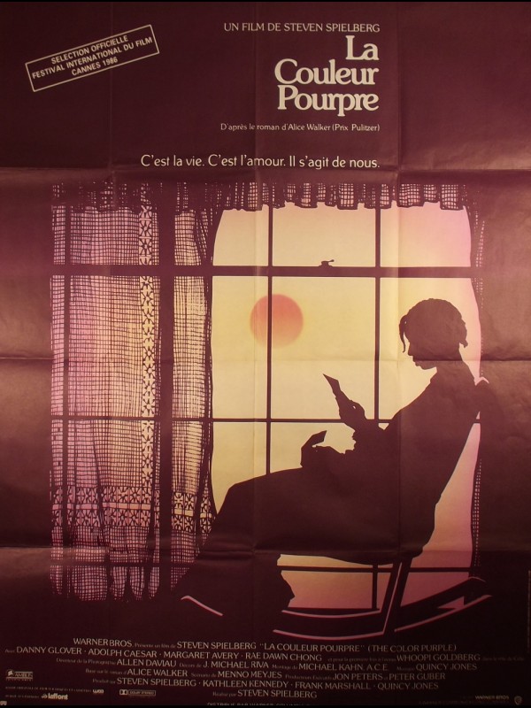 Affiche du film LA COULEUR POURPRE - Titre original : THE COLOR PURPLE