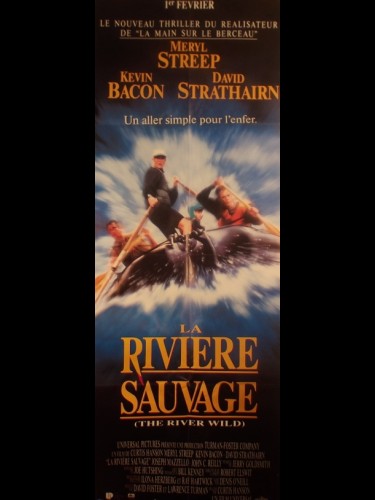 Affiche du film LA RIVIERE SAUVAGE - Titre original : THE RIVER WILD