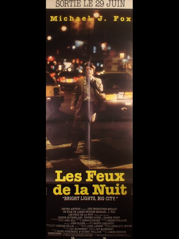 Affiche du film LES FEUX DE LA NUIT - Titre original BRIGHT LIGHTS,BIG CITY