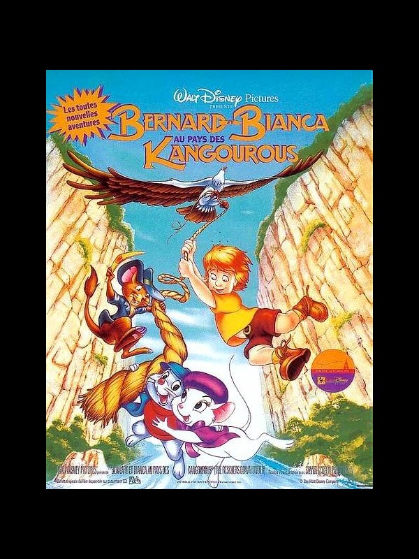 Affiche du film BERNARD ET BIANCA AU PAYS DES KANGOUROUS - THE RESCUERS DOWN UNDER