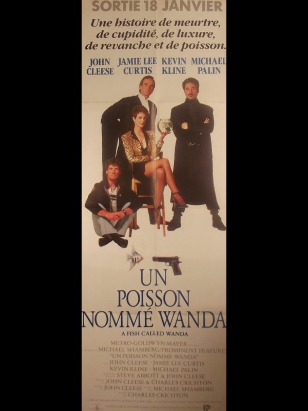 Affiche du film UN POISSON NOMME WANDA - Titre original : A FISH CALLED WANDA