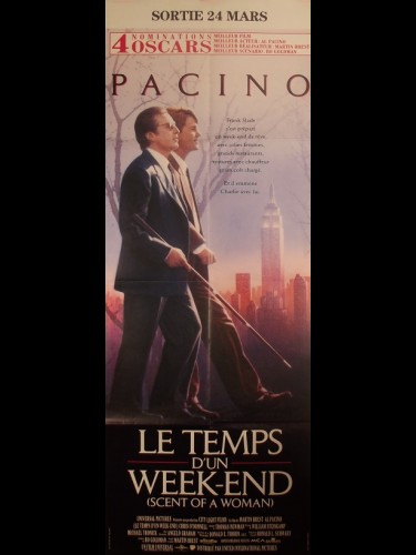 Affiche du film LE TEMPS D'UN WEEK-END - Titre original : SCENT OF A WOMAN