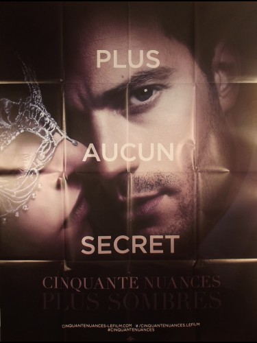 Affiche du film CINQUANTE NUANCES PLUS SOMBRES - Titre original : FIFTY SHADES DARKER