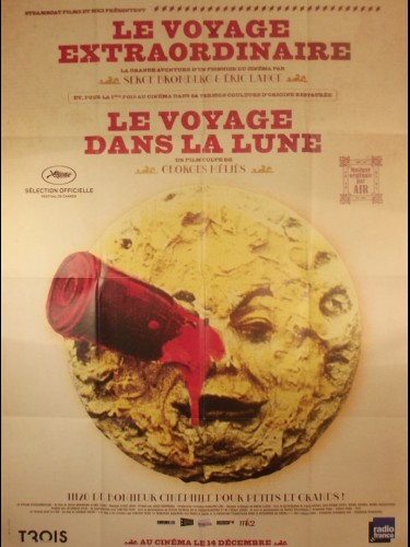 Affiche du film LE VOYAGE EXTRAORDINAIRE - LE VOYAGE DANS LA LUNE