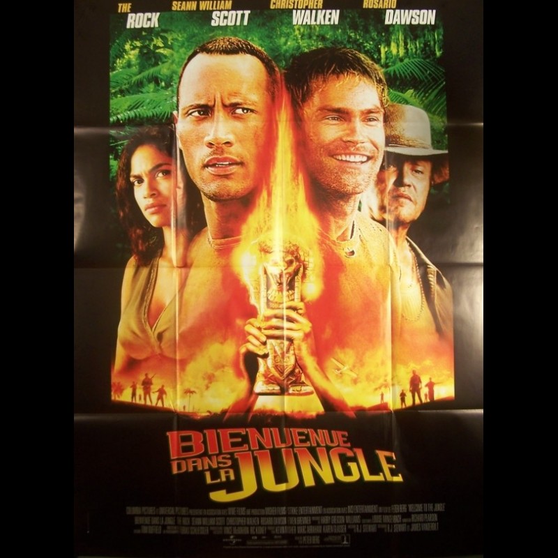 Affiche du film BIENVENUE DANS LA JUNGLE CINEMAFFICHE