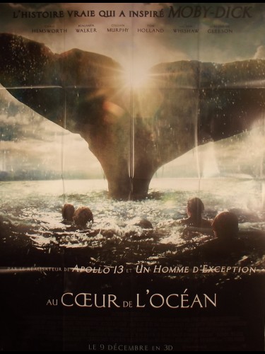 Affiche du film AU CŒUR DE L'OCEAN - Titre original : IN THE HEART OF THE SEA