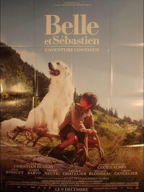 Affiche du film BELLE ET SEBASTIEN L'AVENTURE CONTINUE