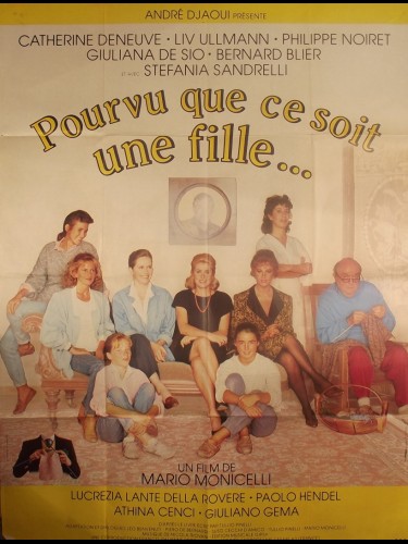 Affiche du film POURVU QUE CE SOIT UNE FILLE - Titre original : SPERIAMO CHE SIA FEMMINA