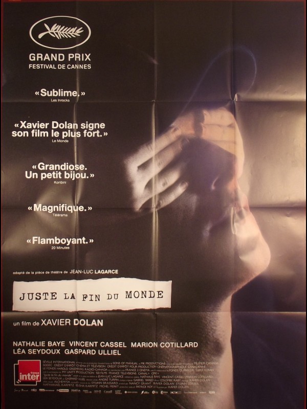 Affiche du film JUSTE LA FIN DU MONDE