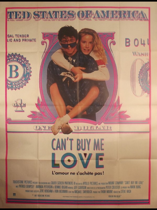 Affiche du film L'AMOUR NE S'ACHETE PAS - Titre original : CAN'T BUY ME LOVE