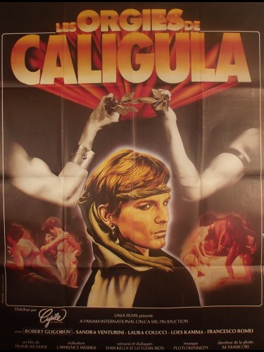 Affiche du film LES ORGIES DE CALIGULA - Titre original : LE SCHIAVE DI CARTAGINE