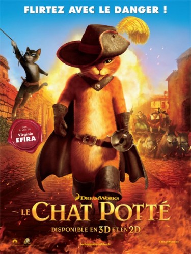 Affiche du film LE CHAT POTTE - Titre original: PUSS IN BOOTS