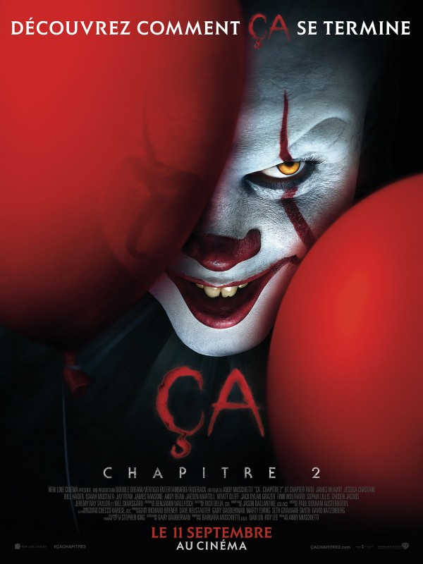 Affiche du film CA CHAPITRE 2 - Titre original : IT : CHAPTER TWO -  CINEMAFFICHE