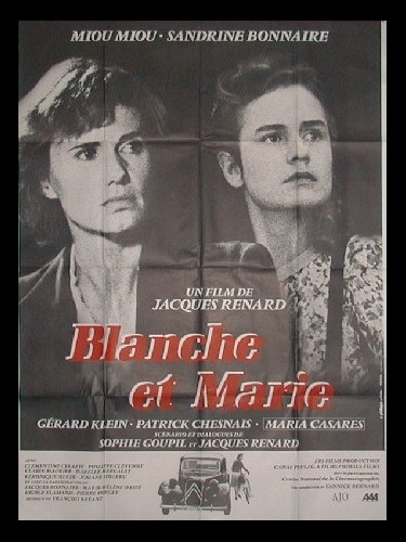 Affiche du film BLANCHE ET MARIE