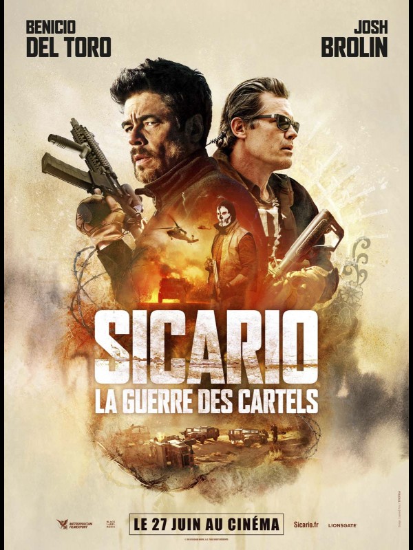 Affiche du film SICARIO - LA GUERRE DES CARTELS