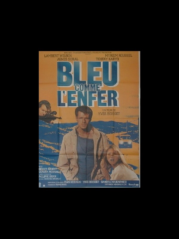 Affiche du film BLEU COMME L'ENFER