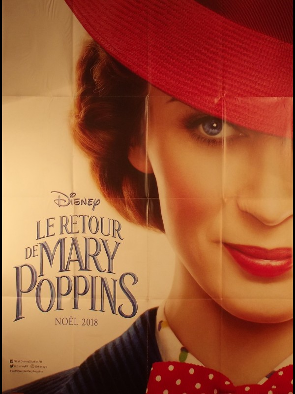Affiche du film LE RETOUR DE MARY POPPINS - Titre original : MARY POPPINS RETURNS