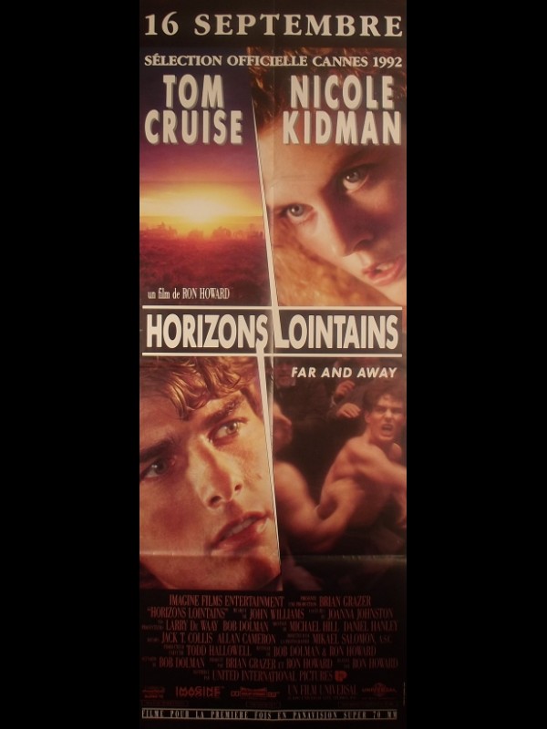 Affiche du film HORIZONS LOINTAINS - Titre original : FAR AND AWAY