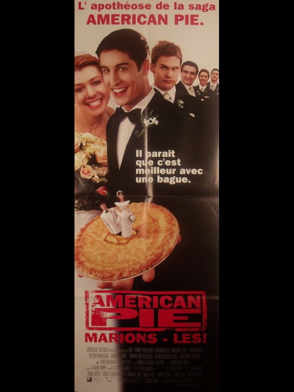 Affiche du film AMERICAN PIE - MARIONS-LES - Titre original : AMERICAN WEDDING