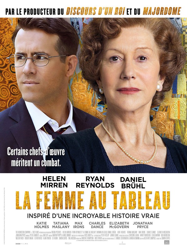 Affiche du film LA FEMME AU TABLEAU - Titre original :WOMAN IN GOLD