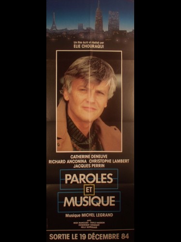 Affiche du film PAROLES ET MUSIQUE