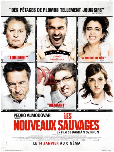 Affiche du film LES NOUVEAUX SAUVAGES - Titre original : RELATOS SALVAJES