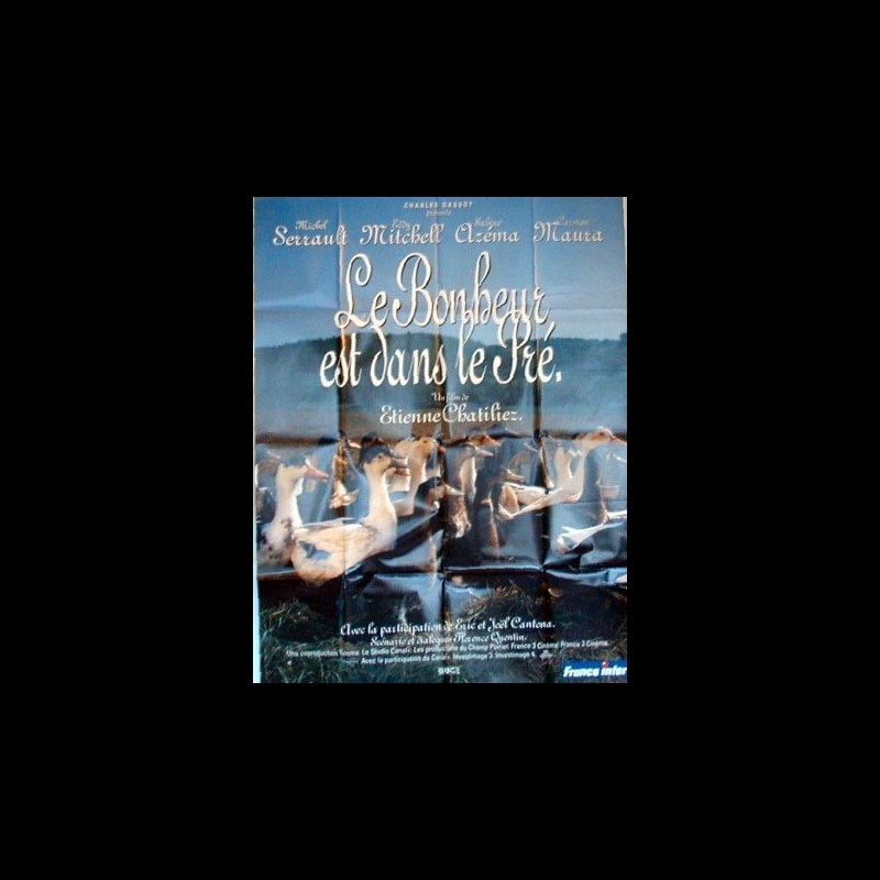 Le Bonheur Est Dans Le Pré Distribution Affiche du film BONHEUR EST DANS LE PRE (LE) - CINEMAFFICHE
