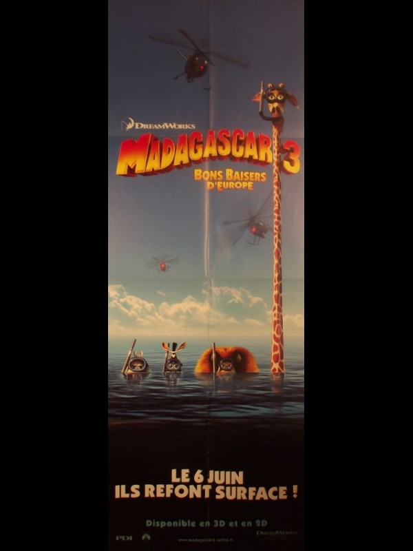 Affiche du film MADAGASCAR 3