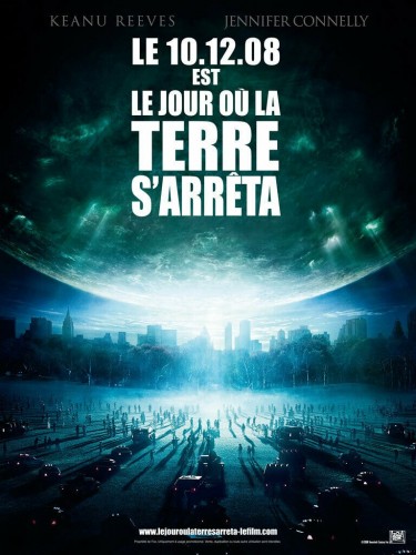 Affiche du film LE JOUR OU LA TERRE S'ARRETA - Titre original : THE DAY THE EARTH STOOD STILL