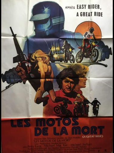 Affiche du film LES MOTOS DE LA MORT - Titre original : A GREAT RIDE