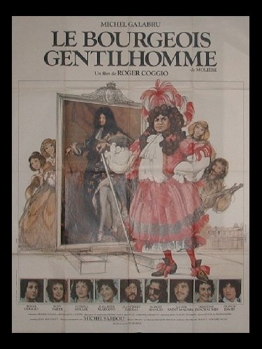 Affiche du film BOURGEOIS GENTILHOMME (LE)