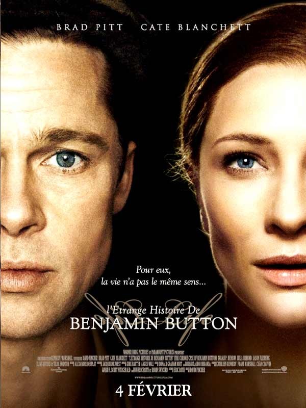Affiche du film L'ETRANGE HISTOIRE DE BENJAMIN BUTTON - Titre original : THE CURIOUS CASE OF BENJAMIN BUTTON