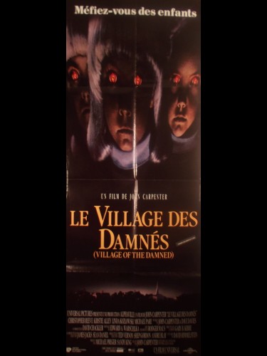 Affiche du film LE VILLAGE DES DAMNES - Titre original : VILLAGE OF THE DAMNED