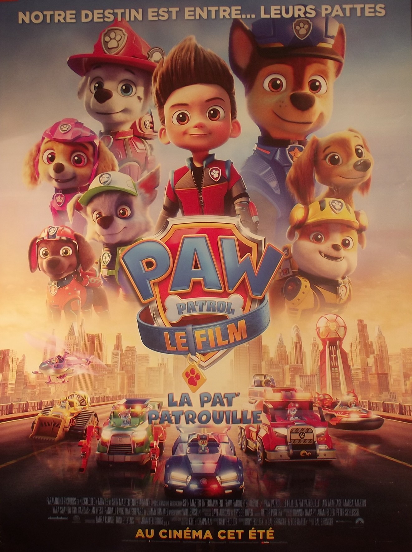 Affiche du film PAW PATROL - LA PAT'PATROUILLE - CINEMAFFICHE