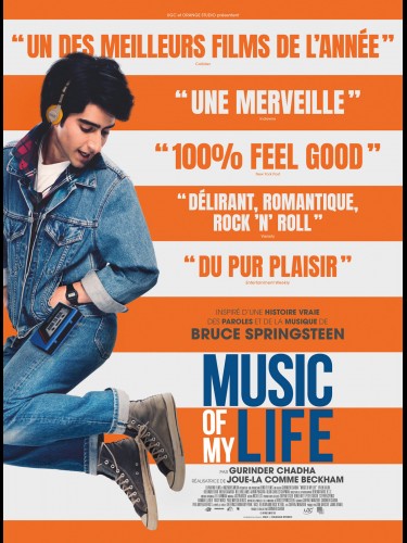 Affiche du film MUSIC OF MY LIFE - Titre original : BLINDED BY THE LIGHT