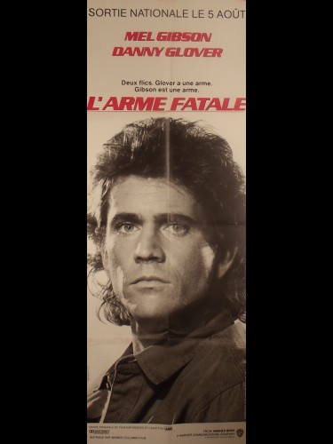 Affiche du film L'ARME FATALE (Mel Gibson)- Titre original : LETHAL WEAPON