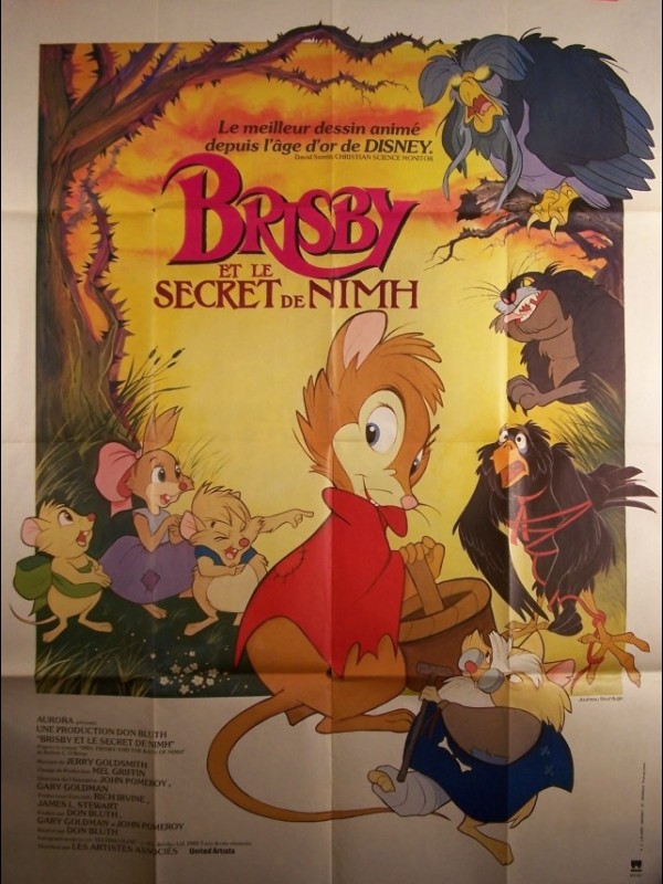 Affiche du film BRISBY ET LE SECRET DE NIMH - THE SECRET OF NIMH