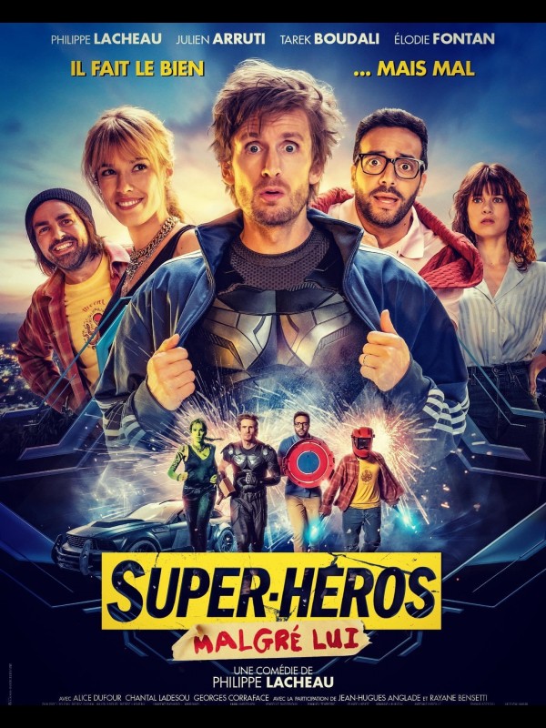Affiche du film SUPER HEROS MALGRE LUI