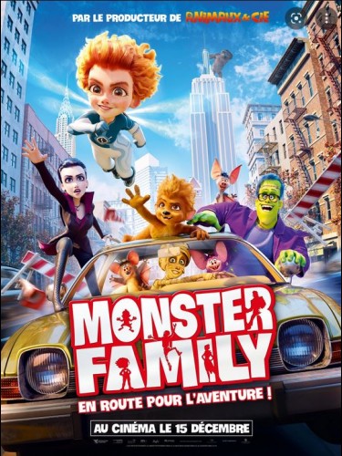 Affiche du film MONSTER FAMILY en route pour l'aventure