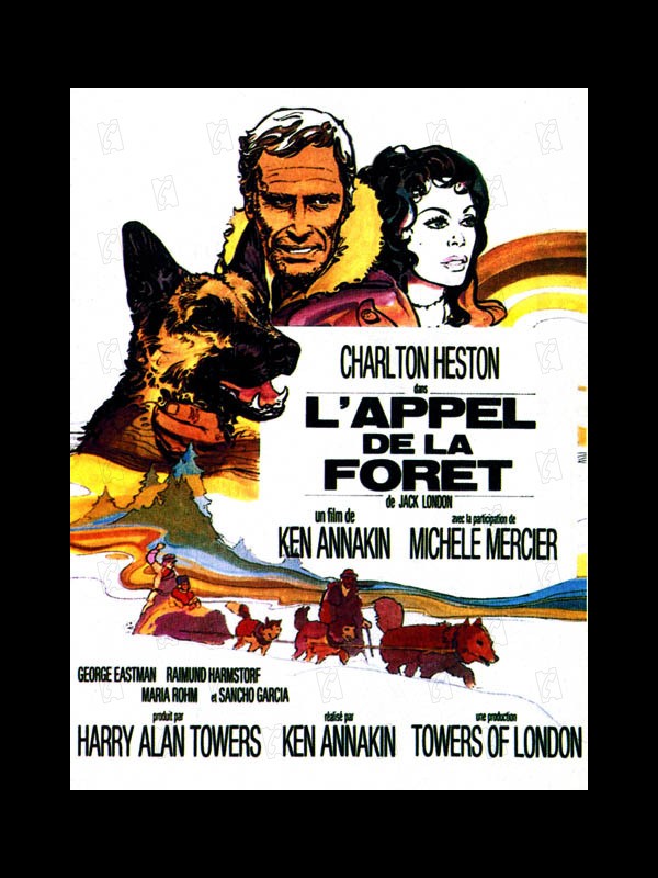 Affiche du film L'APPEL DE LA FORET - Titre original : THE CALL OF THE WILD