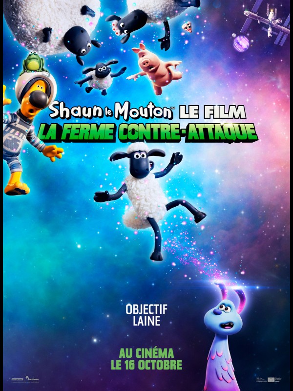 Affiche du film SHAUN LE MOUTON la ferme contre-attaque