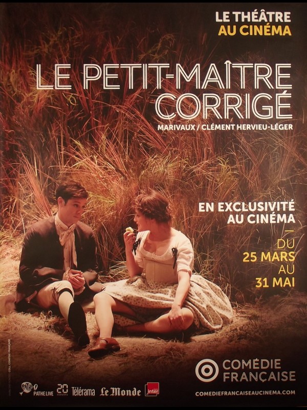 Affiche du film LE PETIT MAITRE CORRIGE