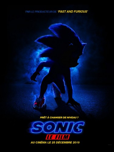 Affiche du film SONIC - Titre original : SONIC THE HEDGEHOG