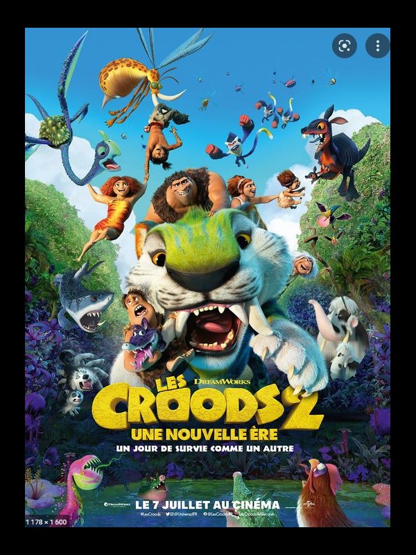 Affiche du film LES CROODS 2