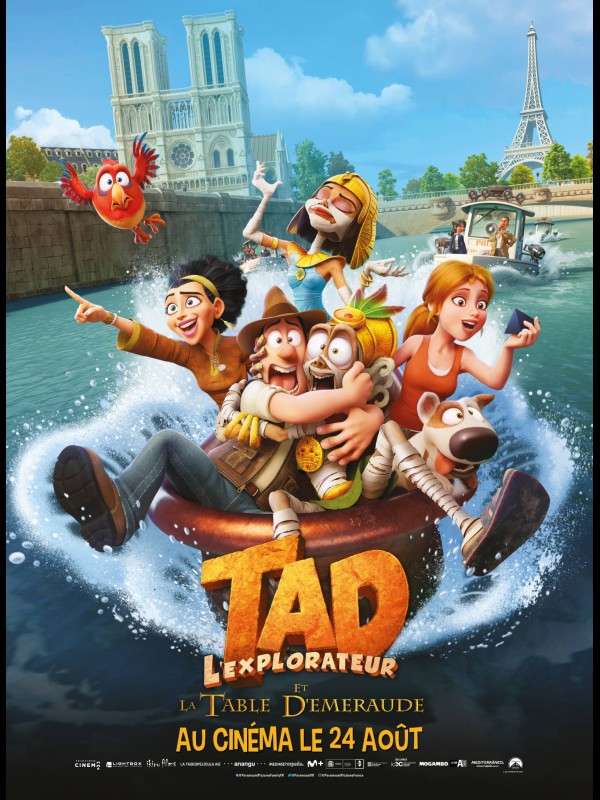 Affiche du film TAD L'EXPLORATEUR ET LA TABLE D'EMERAUDE