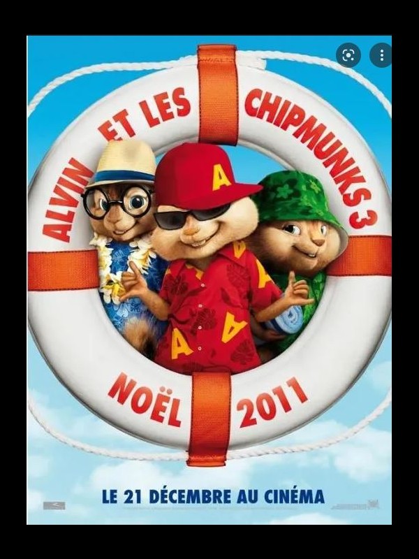 Affiche du film ALVIN ET LES CHIPMUNKS 3