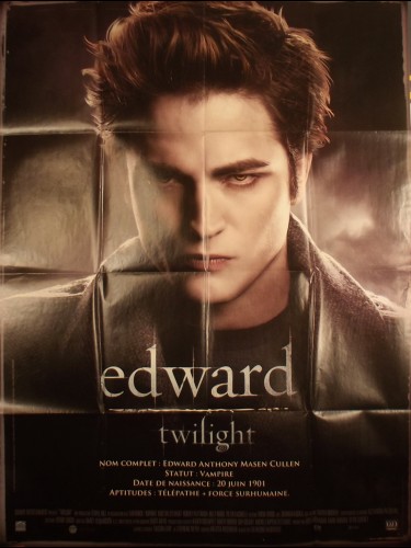 Affiche du film TWILIGHT -EDWARD -