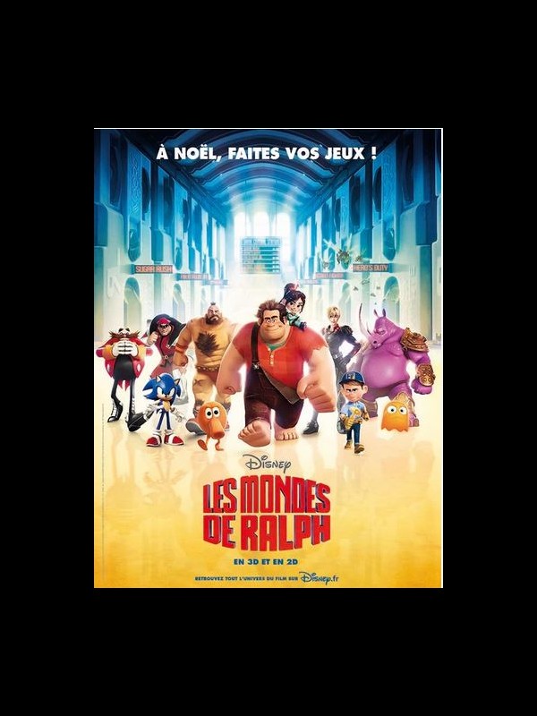 Affiche du film LES MONDES DE RALPH - Titre original : WRECK-IT-RALPH