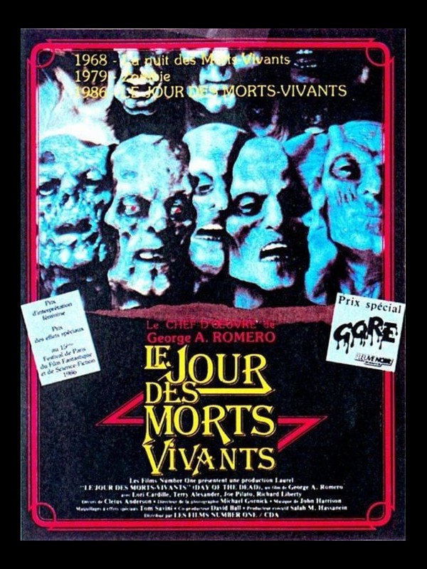 Affiche du film LE JOUR DES MORTS VIVANTS - DAY OF THE DEAD