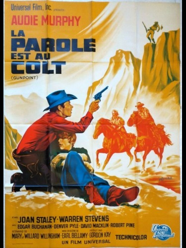 Affiche du film LA PAROLE EST AU COLT - Titre original : AT GUN POINT